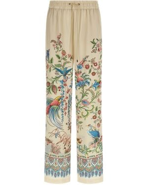 Etro Flora And Fauna Printed Pants - Multicolor