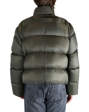 Rick Owens Down Jacket Turtle Polyamide - Gray