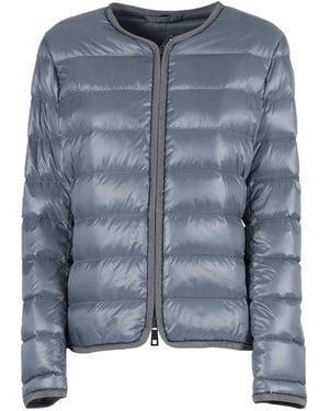 Fay Giroc.Bord.Gros+Caten. Light Down Jacket Short Puffer - Blue