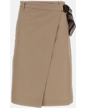 True Royal Skirts Co Pl - Natural