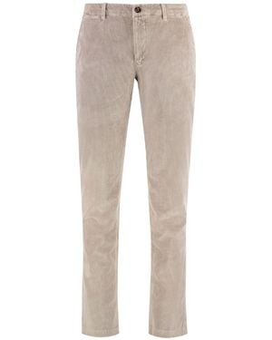 Moorer Filicudi Corduroy Pants - Natural