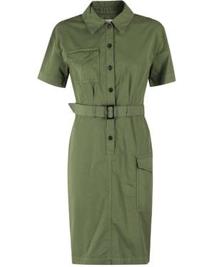Woolrich Military Short Dress - Green