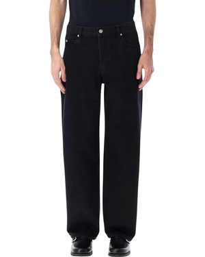 Isabel Marant Marant Jorje Wide Jeans - Black