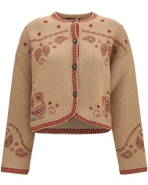 Alanui Bandana Jacquard Jacket - Natural