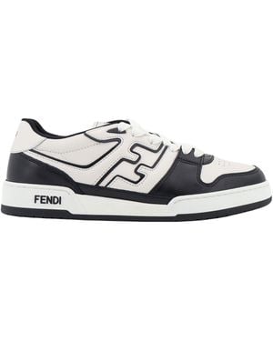 Fendi Match Sneakers - White