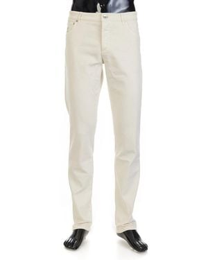 Brunello Cucinelli Off Tailored Pants, Brand Size 58 (Us - Natural