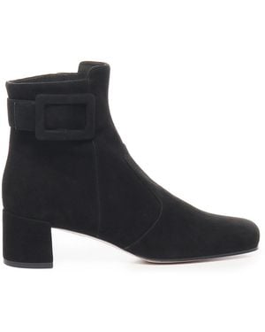Roger Vivier Boots Goatskin - Black