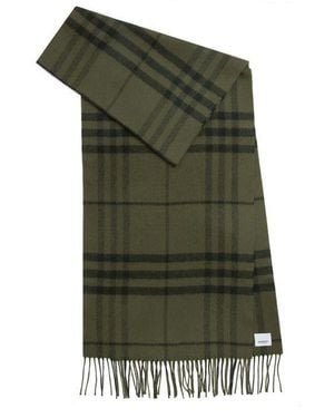 Burberry Scarf Wool Scarfs - Green