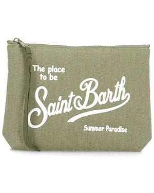 Mc2 Saint Barth Aline Denim Pochette - Gray