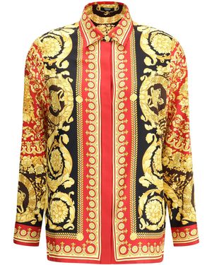 Versace Pure Silk Shirt - Orange