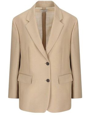 Prada Rope-Coloured Blazer - Natural