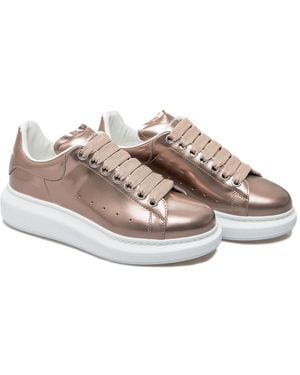 McQueen Larry Techy Oversized Lace-Up Sneakers Shoes - Natural
