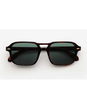 Gast Dol Dl02 Classic Havana Acetate Occhiali Da Sole - Black