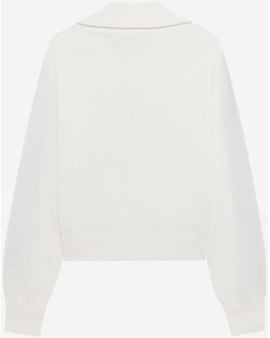 Autry Logo Jacket Viscose + Nylon Tops - White