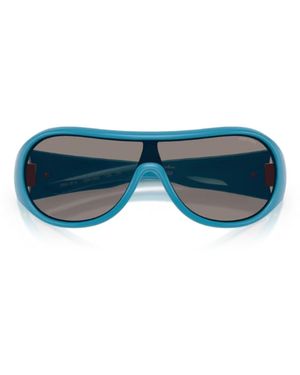 Miu Miu Miu 0Mu B14Su Fashion Show Iniettato Occhiali Da Sole - Blue
