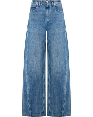 Alexander Wang Wide-Leg Jeans Cotton - Blue