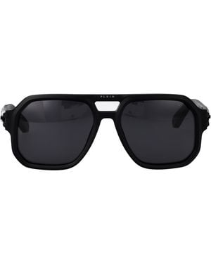 Philipp Plein Spp148V 0703 Acetate Sunglasses - Black