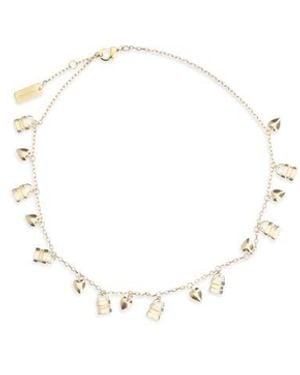 Chloé Brass Necklace - Metallic