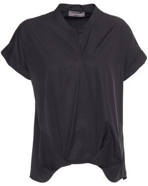 Lorena Antoniazzi Sleeveless Shirt Cotton - Black