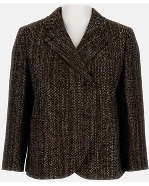 ジャケット FENDI Woman Jacket Blue FLF790 ASMF F1SAT Jacket Denim Blue | Fendi