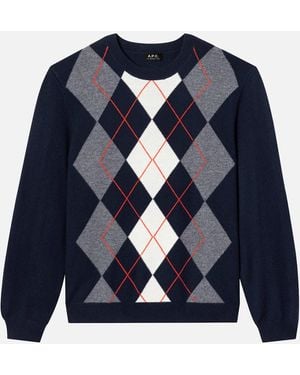 A.P.C. Pull Evan - Blue