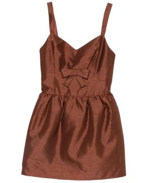 ShuShu/Tong Dress V-Neck - Brown