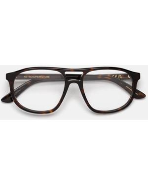 Retrosuperfuture Numero 127 Havana Acetato Optical Frames - Black