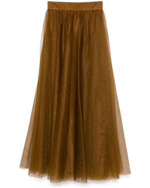 Zimmermann Tulle Maxi Skirt - Natural
