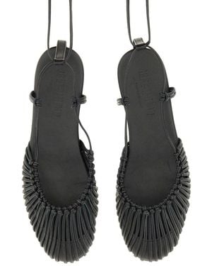 Hereu Hereu Lambskin Sandal - Black