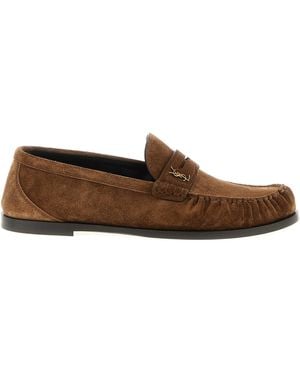 Saint Laurent Laurent Loafers - Brown