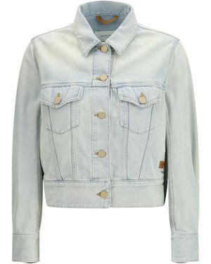 Jacob Cohen Denim Jacket Cotton; Lyocell - Blue