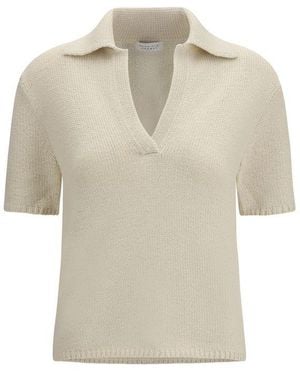 Gabriela Hearst Beige Cashmere Polo Shirt - Natural