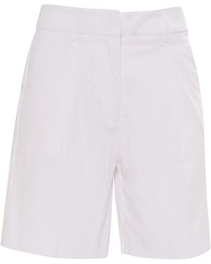 K-Way Nive Twill Tech Chino Trousers Cotton Elastan Polyamide - White