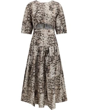 Pinko Cut-Out Short Dress Cotton - Multicolour