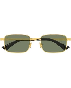 Bottega Veneta Bottega Veneta Bv1469S Linea Ribbon 004 Sunglasses - Green