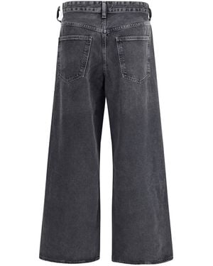 Agolde Wide-Leg Jeans Vana Arcane Cotton - Blue