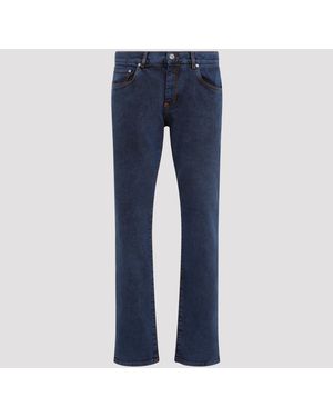 Etro Classic Cotton Stretch Jeans For - Blue