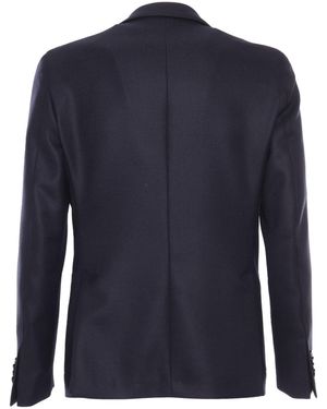 BRANDO-LUBIAM Jacket Virgin Wool - Blue