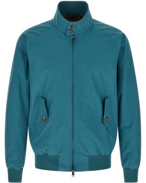 Baracuta G9 Bomber Jacket Polyester Down Jacket, Parka, Casual - Blue