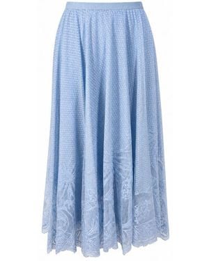 Fabiana Filippi Skirts Cottone Pa - Blue