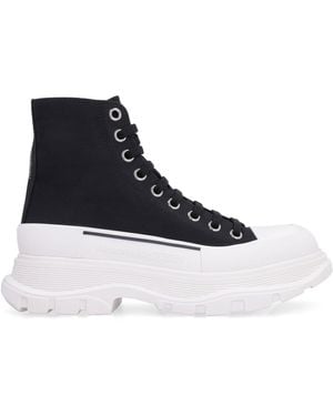 McQueen Tread Slick Chunky Sneakers - White