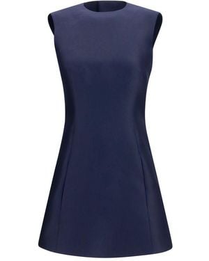 Balenciaga Blue Wool Oves Aries Casual Dress