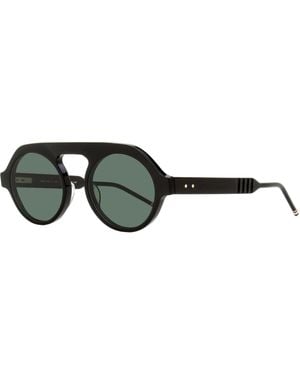 Thom Browne High Bridge Sunglasses Tbs413 Blk 52Mm Plastic (Acetate) - Black