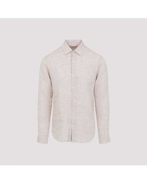 Orlebar Brown Linen Shirt - Natural