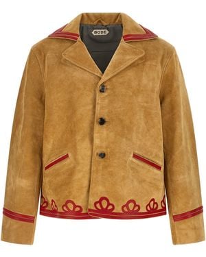 Bode 'Trefoil' Jacket - Brown