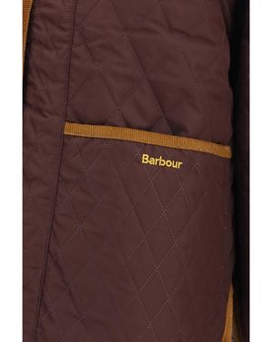 Barbour Quilted Jacket Ainsdale Fig Polyester - Purple