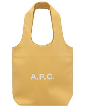 A.P.C. Small Ninon Tote Bag - Yellow