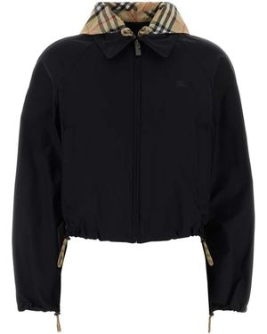 Burberry Stretch Nylon Newcott Jacket - Black