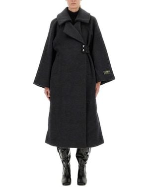 Ganni Wool Coat - Black