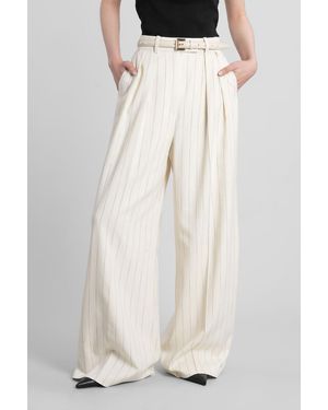 Anine Bing Lou Pants - White